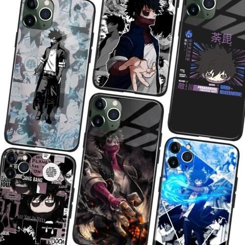 Dabi BNHA My Hero Academia Glass Soft Silicone Phone Case FOR iPhone SE 7 8 Plus X XR XS 11 12 Mini Pro Max Sumsung Cover Shell