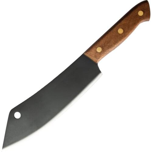 Damask 3Cr13 Stainless Steel 8 inch Ultra Sharp Slicing Knife Forged Kitchen Knife Pointed Head Chopping Knife Cooking Cleaver