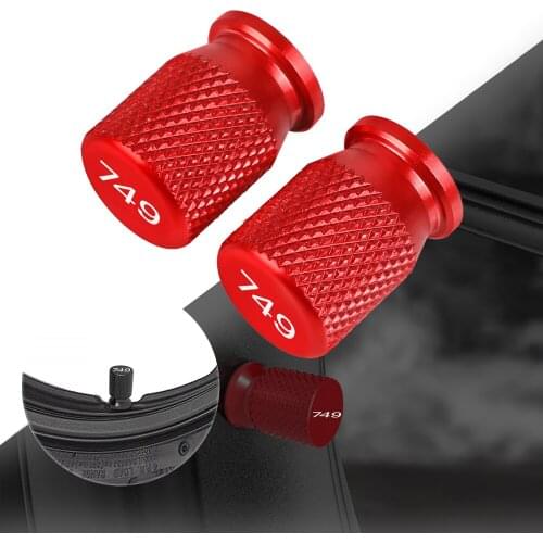 For DUCATI 749 749S 749R S R Motorcycle Accessories CNC Aluminum Cover Wheel Tire Valve Stem Airtight Covers 749/R/S 2009-2019