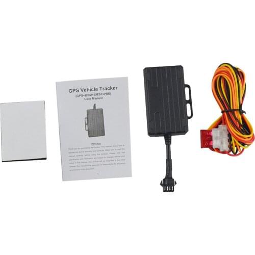 12-24v motorcycle GPS tracker LK210 waterproof GPS car tracker ACC detection move alarm geofence car alarm system ship in no box