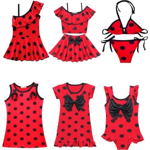 Redbug Girls swim wear bathing suits swimming Clothes Baby bikini children swim-wear Kids beach dress bag mask