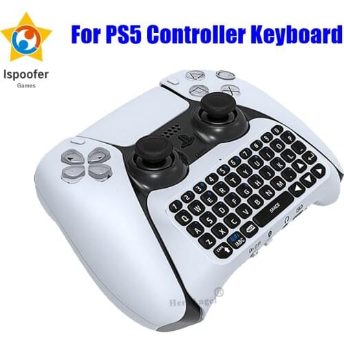 2021 Wireless Keyboard For PS5 Controller Bluetooth External Keyboard Chat Voice Bluetooth Keyboard For Playstation5 Gamepad