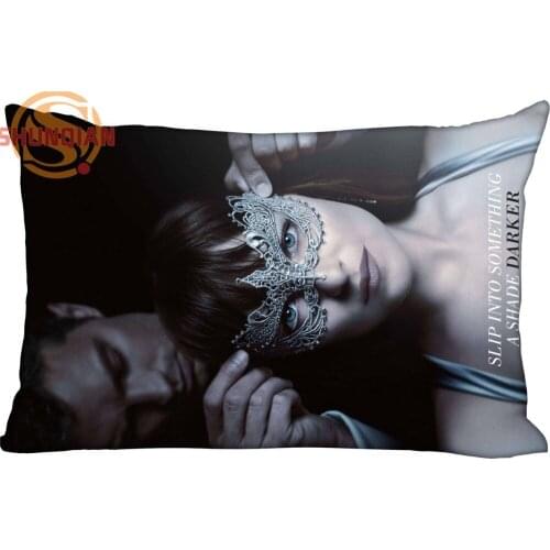 New Custom Fifty Shades Pillowcase Zippered Rectangle Pillow Cover Cases Size 45X35cm,40x60cm,45X75cm,50X75cm(Two sides)