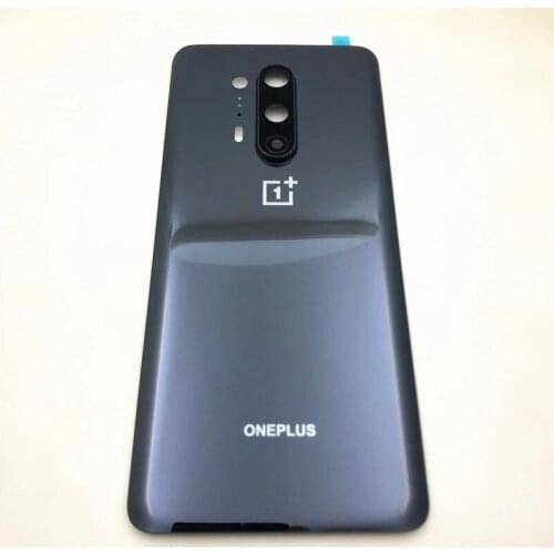 Original Glass For OnePlus 8 Pro Battery Cover Door Rear For Oneplus 8 Battery Cover Housing Case With Camera Lens