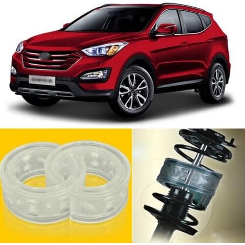 2pcs Power Front /Rear Shock Suspension Cushion Buffer Spring Bumper For Hyundai Santa Fe 2013-2018