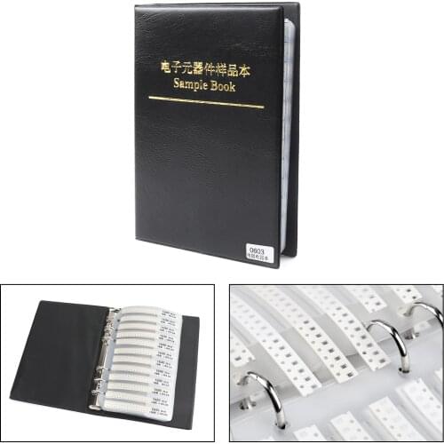 Areyourshop 0603 SMD Resistor 1% 170values 4250pcs + Capacitor 90values 2250pcs Sample Book