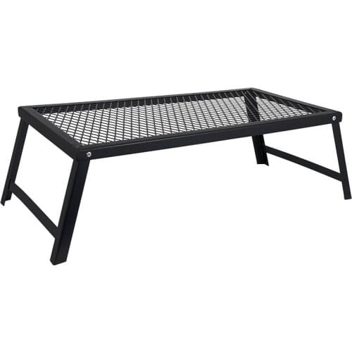 Net Folding Camping Table Waterproof Outdoor BBQ Backpacking Iron Desk Furniture Computer Portable Durable