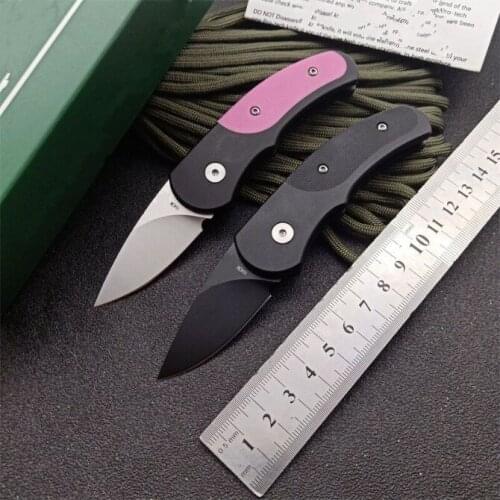 Runt J4 Pocket Folding knife T6 Aviation Aluminum + G10 Handle 154-CM Blade Single Action Tactical Edc FIshing Hunting Knives