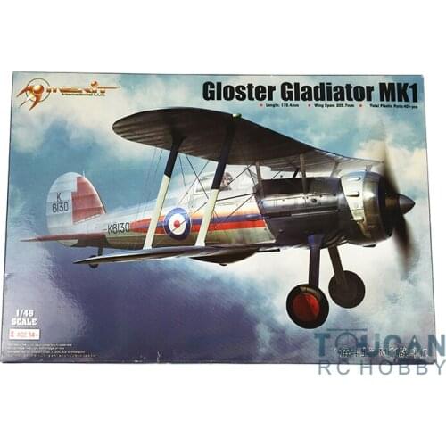Trumpeter 64803 1/48 Gloster Gladiator MK1 Fighter Warcraft Warplane Model Kit TH06327-SMT6