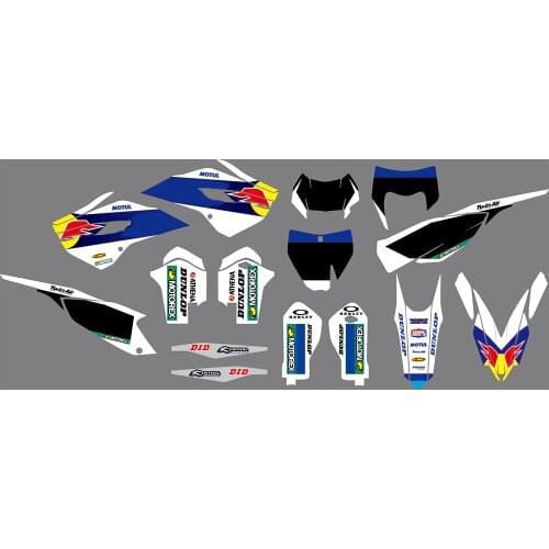 0923 3M Motorcycle Graphic Stickers for Husqvarna TC FC TE FE 125 250 300 350 450 501 2014 2015