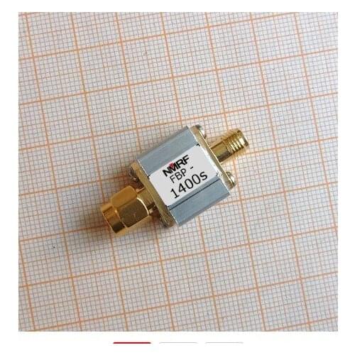 1PC 1400MHz RF coaxial bandpass SAW filter, 1dB bandwidth 45MHz, SMA interface