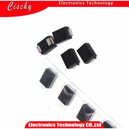 100pcs SMA 1N5817 smd 1A 20V do-214ac IN5817 Schottky diode SS12