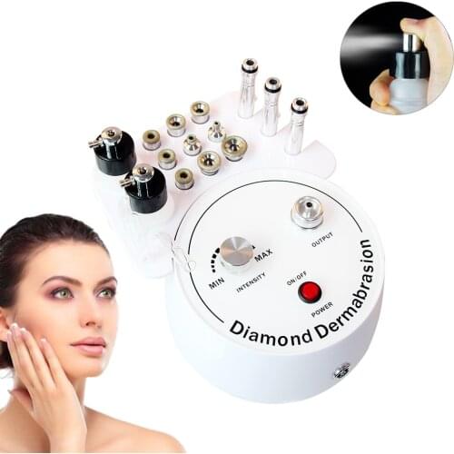 3 in1 Diamond Microdermabrasion Dermabrasion Machine Water Spray Exfoliation Beauty Machine Wrinkle Removal Facial Peeling Tools