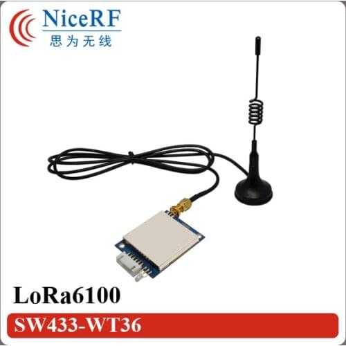 2PCS Lora6100AES 500mW 27dBm Power 5-8km Long Distance 868/915MHz TTL Interface -139 dBm High Sensitivity Uart Wireless Module