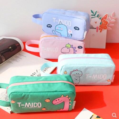 Pencil case dinosaur cute estojo escolar estuches Kawaii bag kalem kutusu piornik szkolny ecole Trousse Scolaire estuche lapices