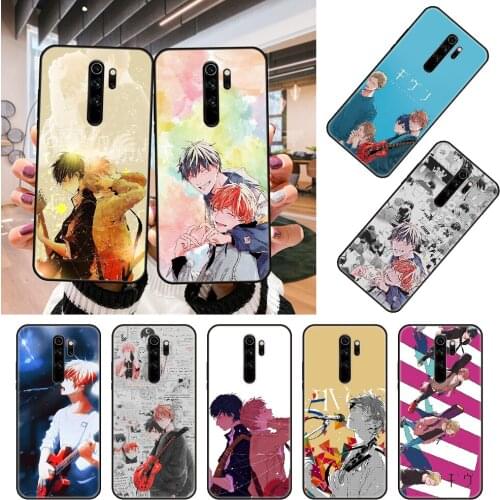 Phone Case For Xiaomi Redmi Note 8 8T 7 7A 9 9A 9S 8A 4 5 6 Pro Black Cover Hoesjes Tpu Coque Luxury Shell Anime Given Guitar