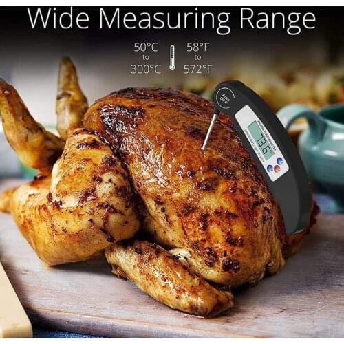Digital Meat Thermometers For Cooking Instant Read Food Thermometer With Super Long Probe Best For Kitchen BBQ Grill