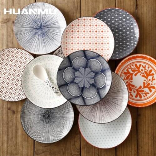 Ceramic Dishes Plate Steak Food Plate Japanese Style Tableware Bowl Dinner Dish Dinnerware Set Набор столовой посуды