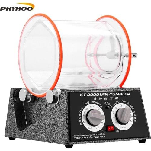 KT2000 Rotary Polishing Grinding machine Coin Clean metal surface stains and rust Remove metal edge burrs 220V/110V