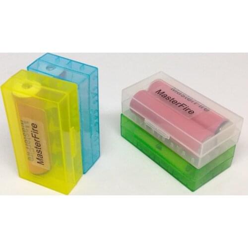 MasterFire 300pcs/lot New Hard Plastic Battery Protective Storage Holder Box Case For 18650 18350 CR123A 18500 Batteries