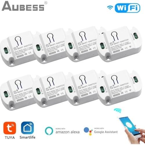 Tuya 10A Wifi Switch Module Timer Light Timeing Controller Wireless Smart Home With Smart Life Voice control Alexa Google Home