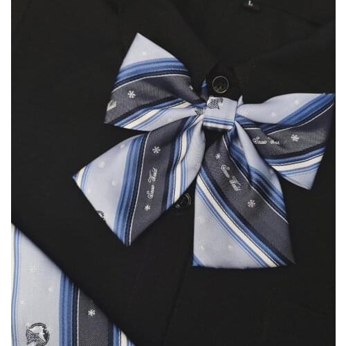 2021 New Style Japanese Girl Jk Uniform Bow Tie Lovely Korean School Uniform Accessory Bow Tie Design Knot Cravat Ladies Necktie