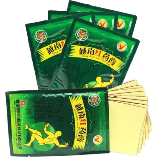 Vietnam Red Tiger Balm Plaster Muscular Stiff Shoulders Chronic Pain Relieving Patch Massage Relaxation Health Care 160PCS/Lot