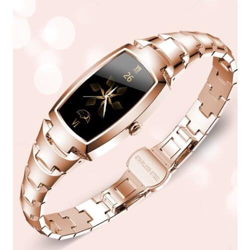 GEJIAN Ladies Smart Bracelet Waterproof Sports Fitness Tracker Woman Menstrual Cycle Message Reminder 2021 New smart watch Women