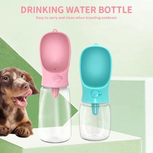 Dog Water Bottle Dog Multifunctional Pet Accompanying Cup Portable Dog Food Water Cup Outdoor Travel Kettle Out Pet Waterer