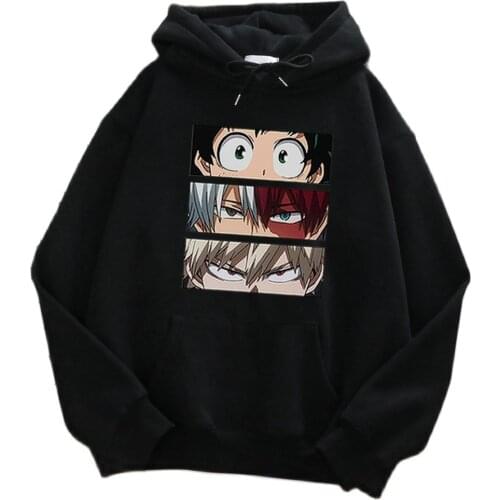 My Hero Academia Hoodies Mens Casual Fashion Sweatshirts Japan Anime Cosplay Loose Hoodie Hip Hop Streetwear Drop Ship