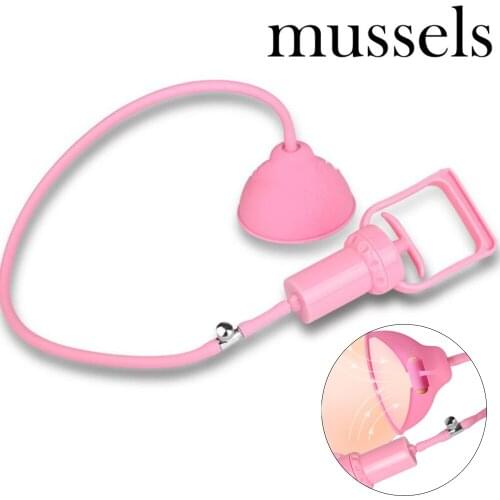 Vacuum Pumps Breast Enhancer Vibrator Vagina Nipple Sucker Breast Enlargement Pump Clitoris Stimulator Adult Sex Toys For Woman