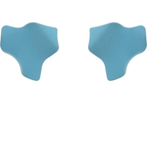 Spring summer new fashion irregular coating tile earrings
