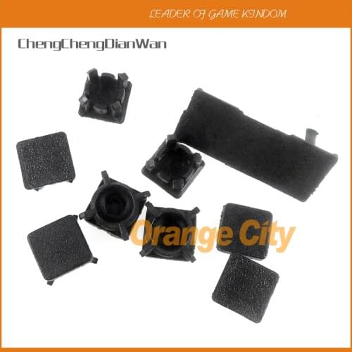 10sets/lot 9 in 1 Full set dust plug cover Screw Rubber Plug Rubber Feet Cover Set For PS3 Slim Console