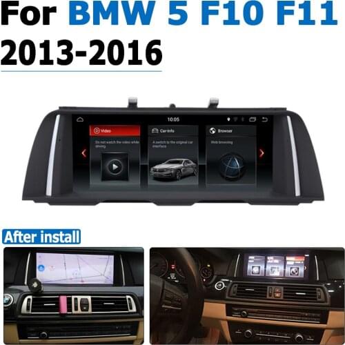 Car DVD Player For BMW 5 Series F10 F11 2013 2014 2015 2016 original NBT System Android Autoradio GPS Navigation
