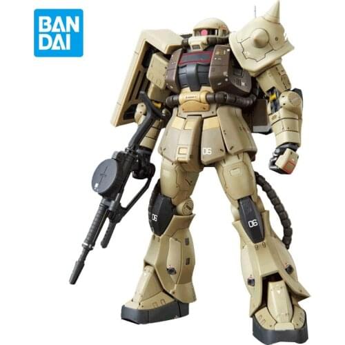 Bandai Gundam RG 1/144 MS-06F ZUKU Assembled Model Anime Action Figures Collectible PB Limited Edition Toys Gifts for Kids