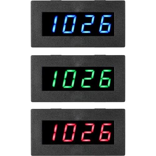 Digital 0.56 Inch LED 5-9999RPM Measuring Gauge Frequency Tachometer High Precision Tach RPM Speed Meter for Motorcycle Motor