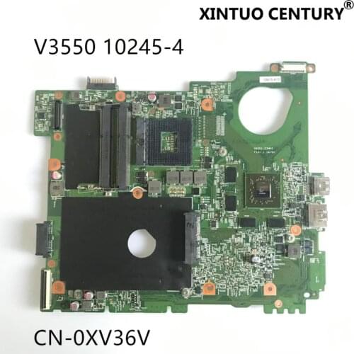 CN-0XV36V Laptop Motherboard For Dell Vostro 3550 V3550 10245-4 HM67 DDR3 HD 6630M Video Card 1GB 100% tested working