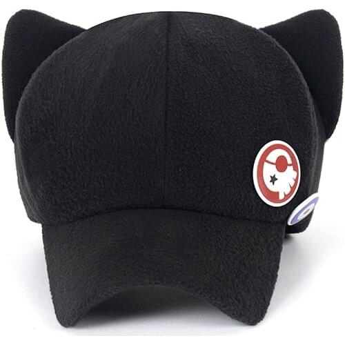 Anime Accessories Cat Ear Polar Fleece Hat Peak Cap Baseball Cap Anime Cosplay Accessories