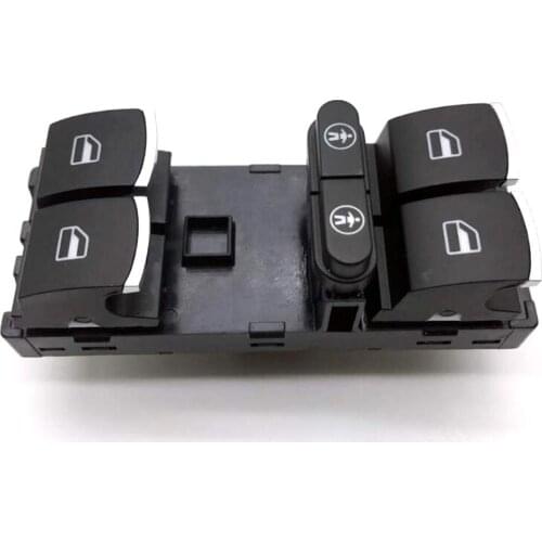 For VW Touareg Sharan For Seat Alhambra 2011 2012 2013 2014 2015 2016 Chrome Master Power Window Switch Button 7P6959857