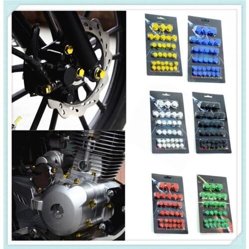 Motorcycle Nut Bolt Cap Cover Decor Bike Ornamental plastic for YAMAHA FZR 600R 400 RR RRSP FZ600 TRX850 TRophy SE TT 600 FZR