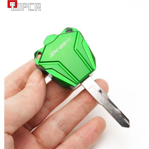 Keys Embryo For Kawasaki For Kawasaki ZX-6R ZX6R Ninja ZX 6R 2018 2019 2020 Motorcycle Uncut Blade Blank Key Case Cover Shell