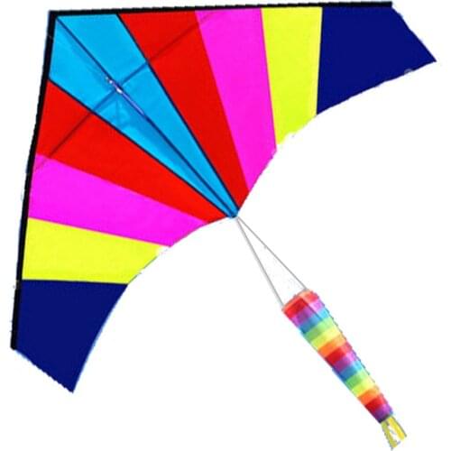 Best Large Delta Kite with Tail - Perfect for Relaxing of Fun At the Beach - Give It a Try! Good Flying That You Will Love It