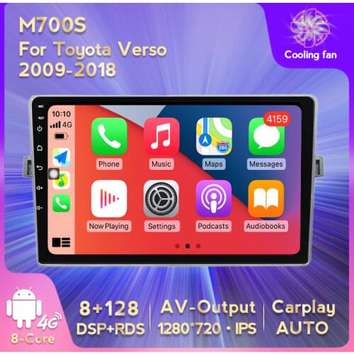 MEKEDE M600 Octa Core Car Radio For Toyota Verso 2011 2012 2013 2014 2015 2016 Antoradio GPS Navigation support Carplay Wifi IPS