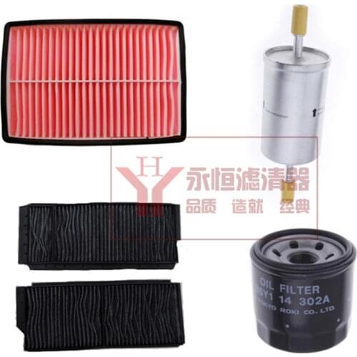 Set filters for 2009- mazda 3 / 5 2.0 air filter / cabin Oil / fuel filter oem:LF50-13-Z40 BP4K-61-J6X 5M51-9155-AA LFY1-14-302