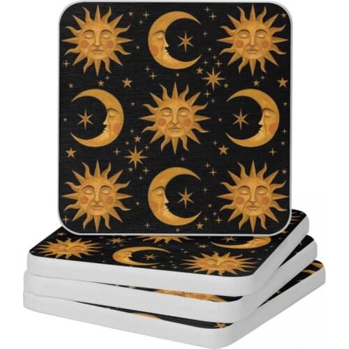 Celestial Dreams Diatomite Square Round Coaster Multifunction Cup Bonsai Mat Soap Toothbrush Pad 10x10cm