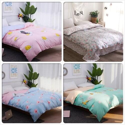 NEW 1pcs Duvet Cover Soft Cotton Quilt Comforter Case Adult Kids Bedding Bag 1.35m 1.5m 1.8m 2m 2.2m Single Twin Queen King Size