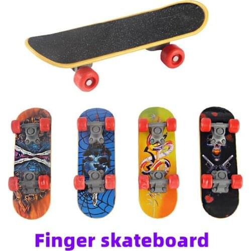 Educational Finger Skating Board Table Game Toy Child Mini Fingerboard Finger Scooter Skateboard Assembly Kit Skate Repair Tool