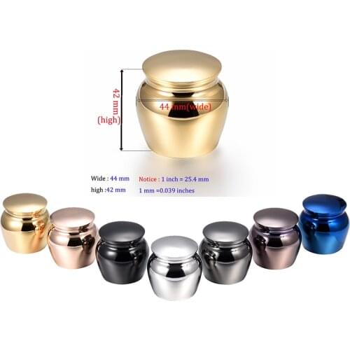 Wholesale Cremation Urns Keepsake Memorial Ashes Token Stainless steel Funeral Casket