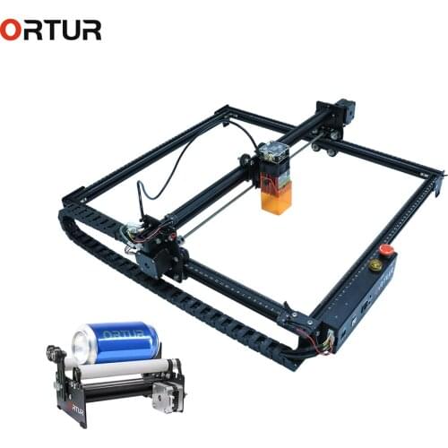 Ortur Laser Master 2 PRO with Rotary Table LOGO Carving Engraving Cutting Machine Picture Marking for Column Cylinder Engrave
