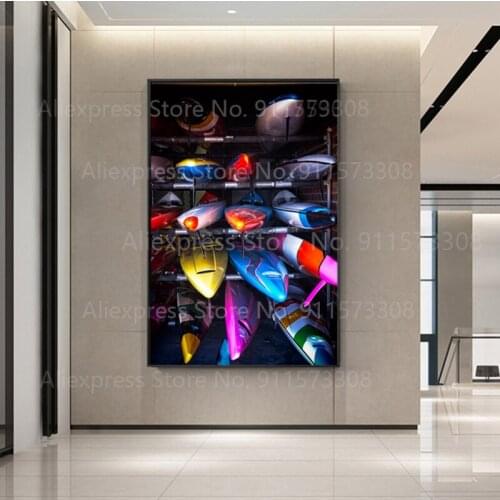 Swimming Supplies equipment Poster Life Saver Surf Boards Canvas Painting Wall Art Pictures For Living Room Modern Decor Prints